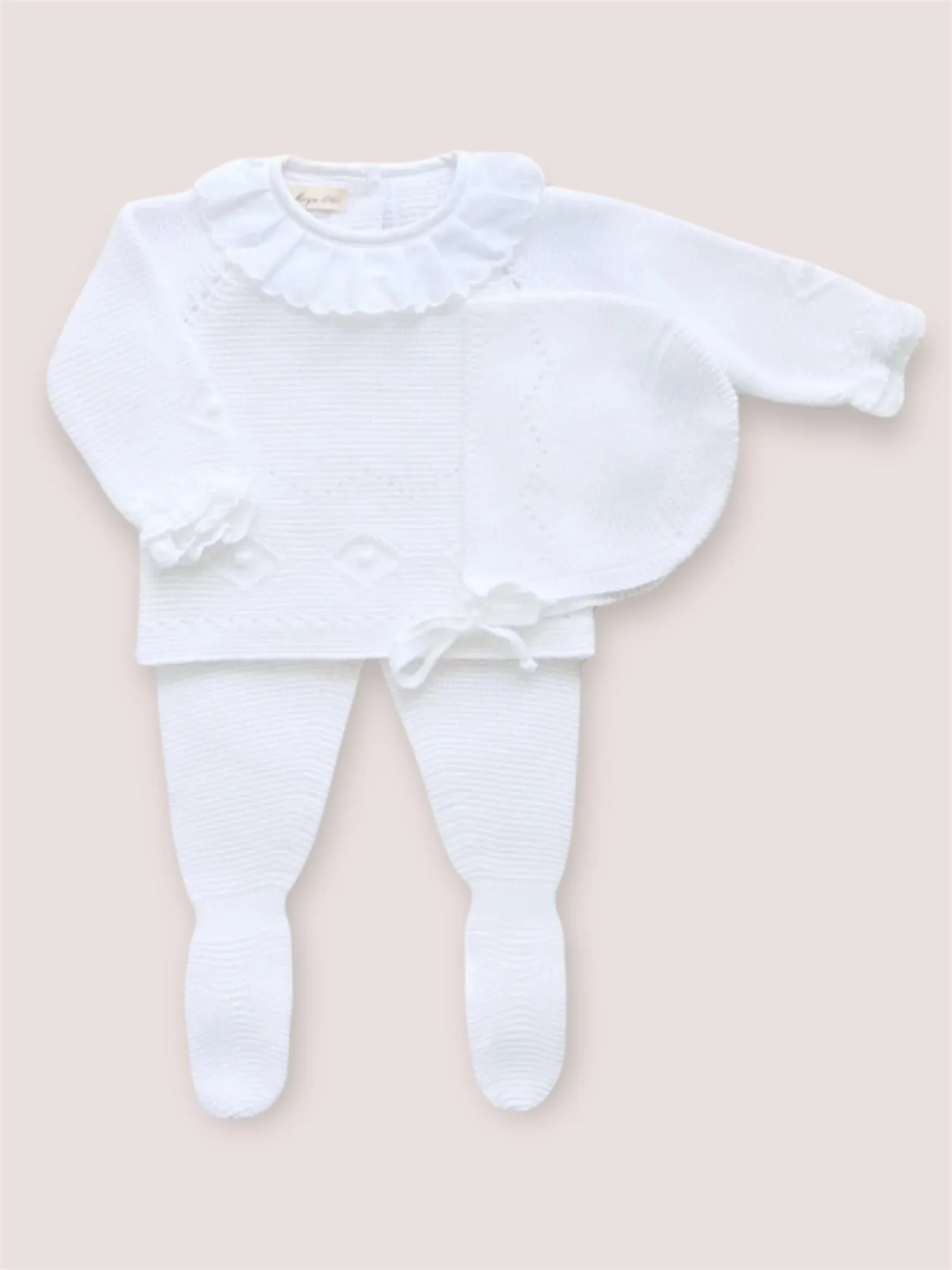 Conjunto 3 piezas de lana Ángel Blanco | Pilar Moya