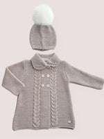 Abrigo trenzas Piano Visón | Juliana