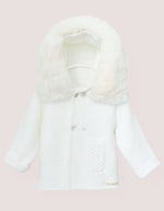 Trenca de doble punto Pelito Nieve | Pilar Moya