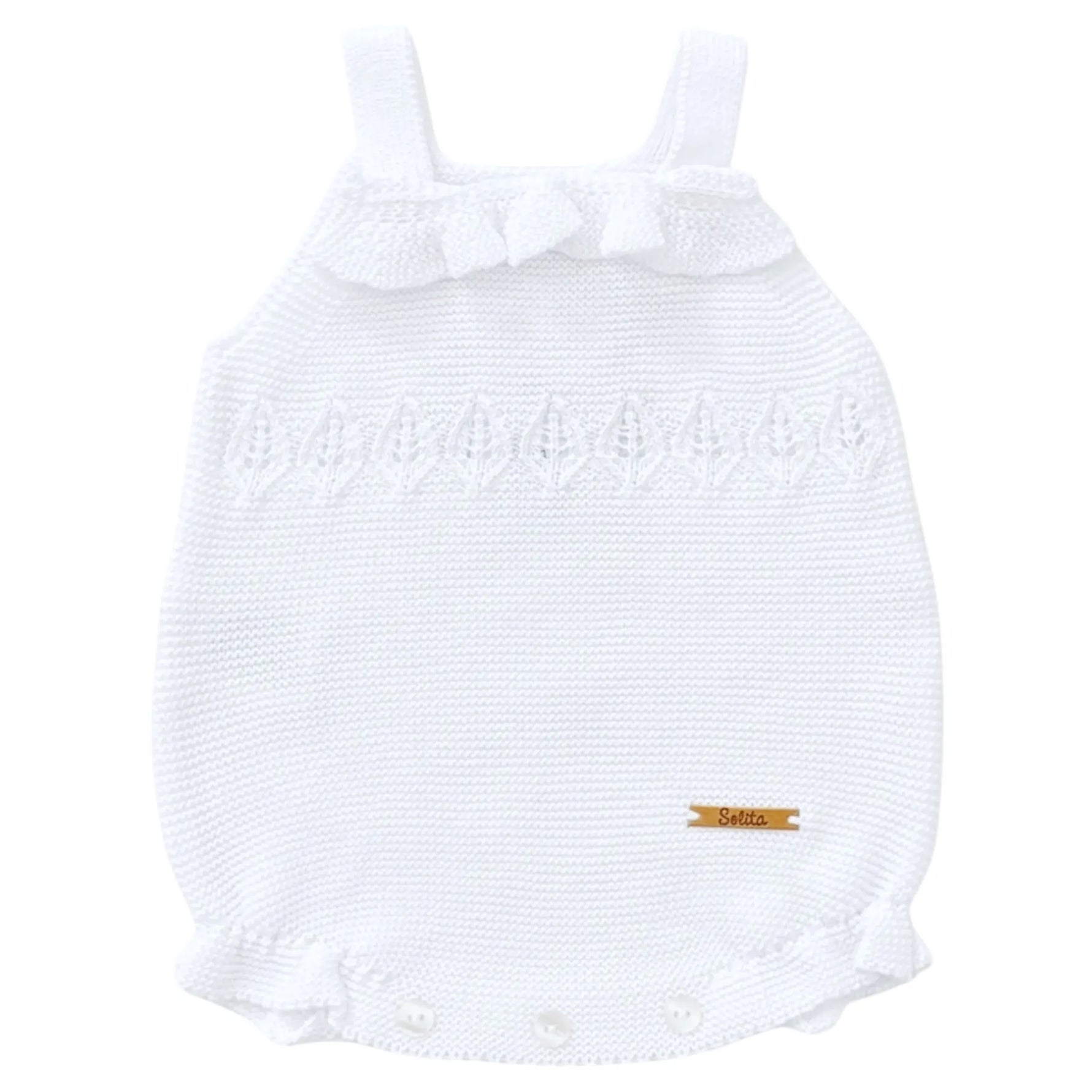Pelele Hilo leaf Blanco