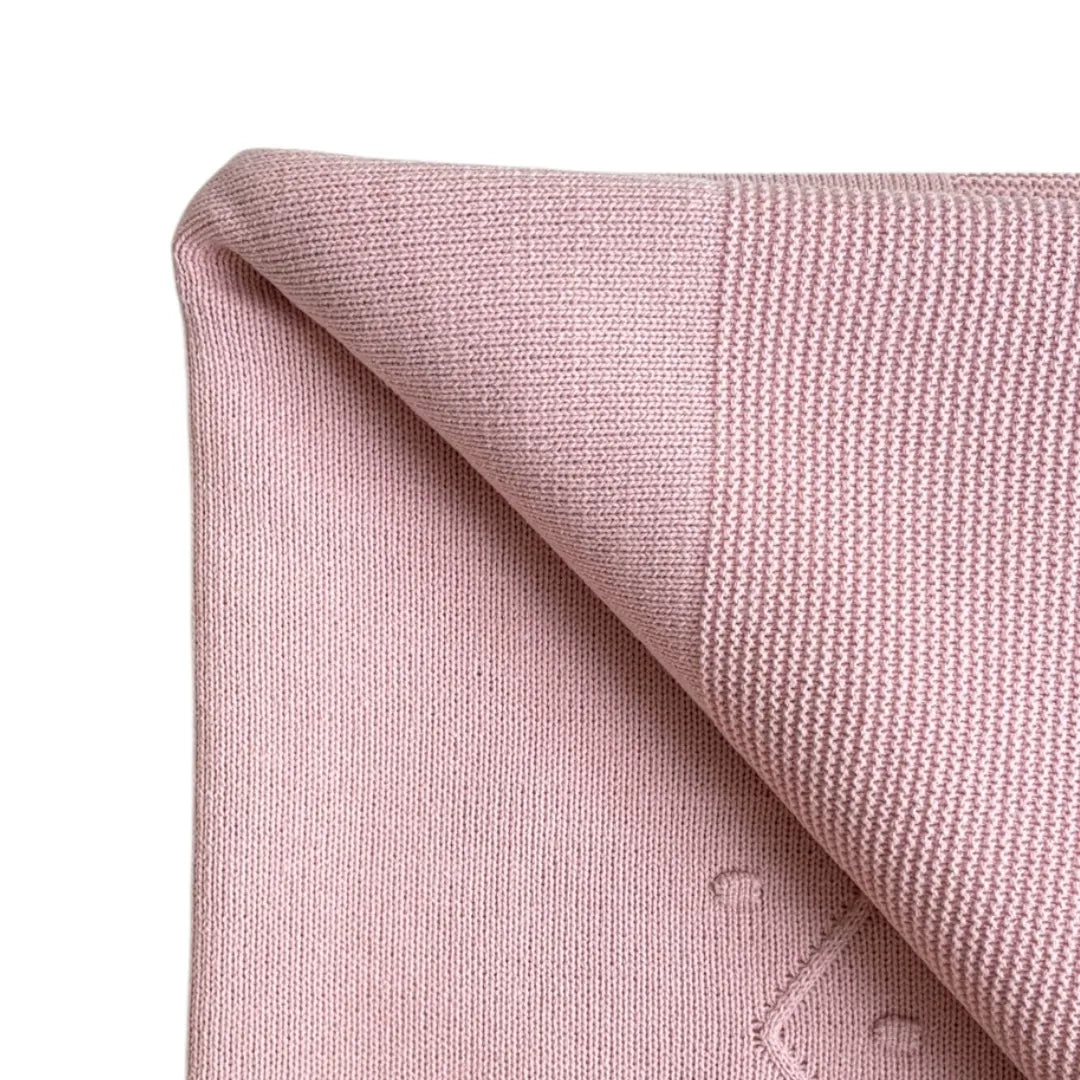 Toquilla Zig Zag Rosa empolvado 1