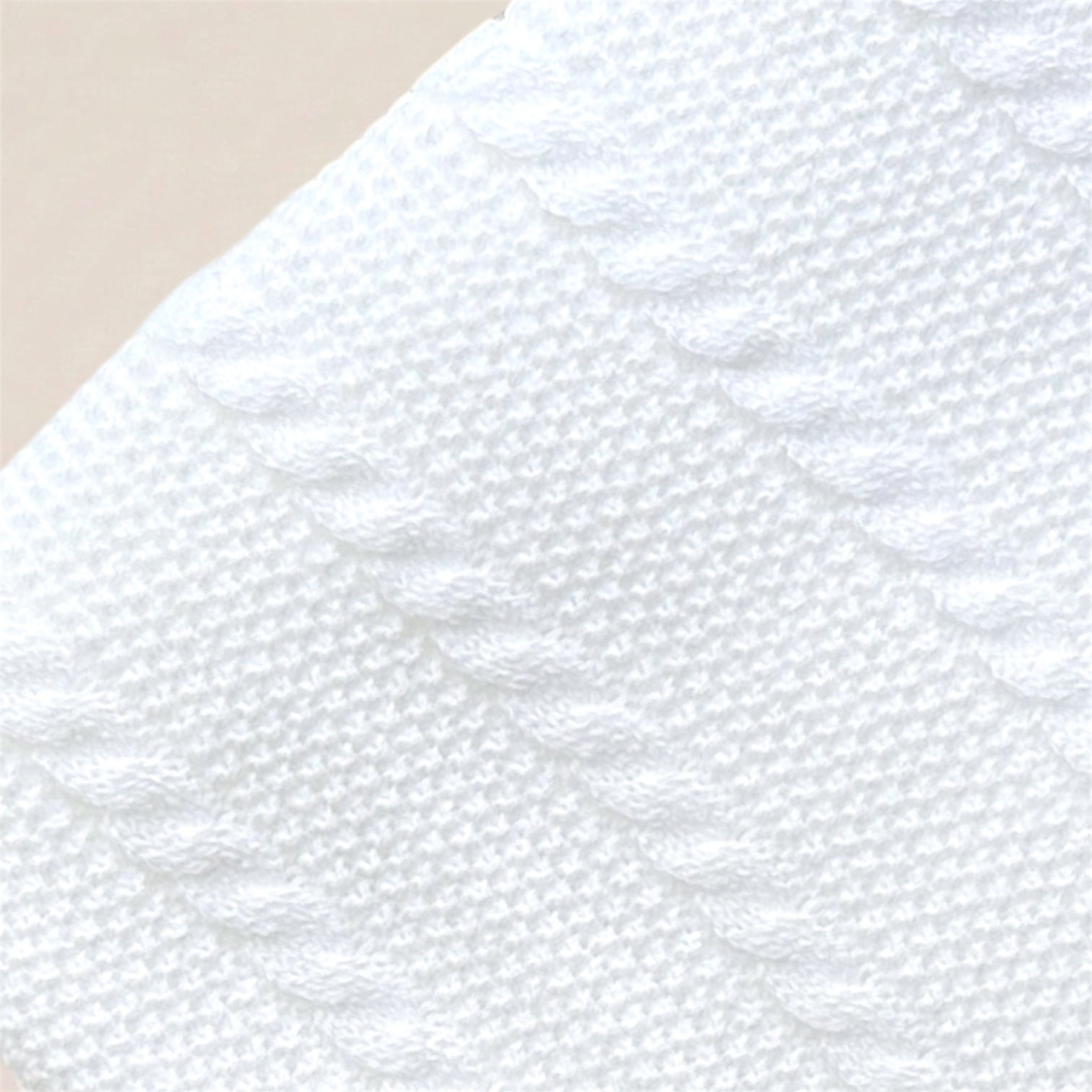 Toquilla Lana Trenzas Blanco | Juliana