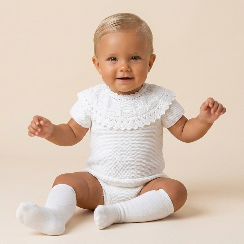 Pelele Mini Chic Blanco | SIGAR