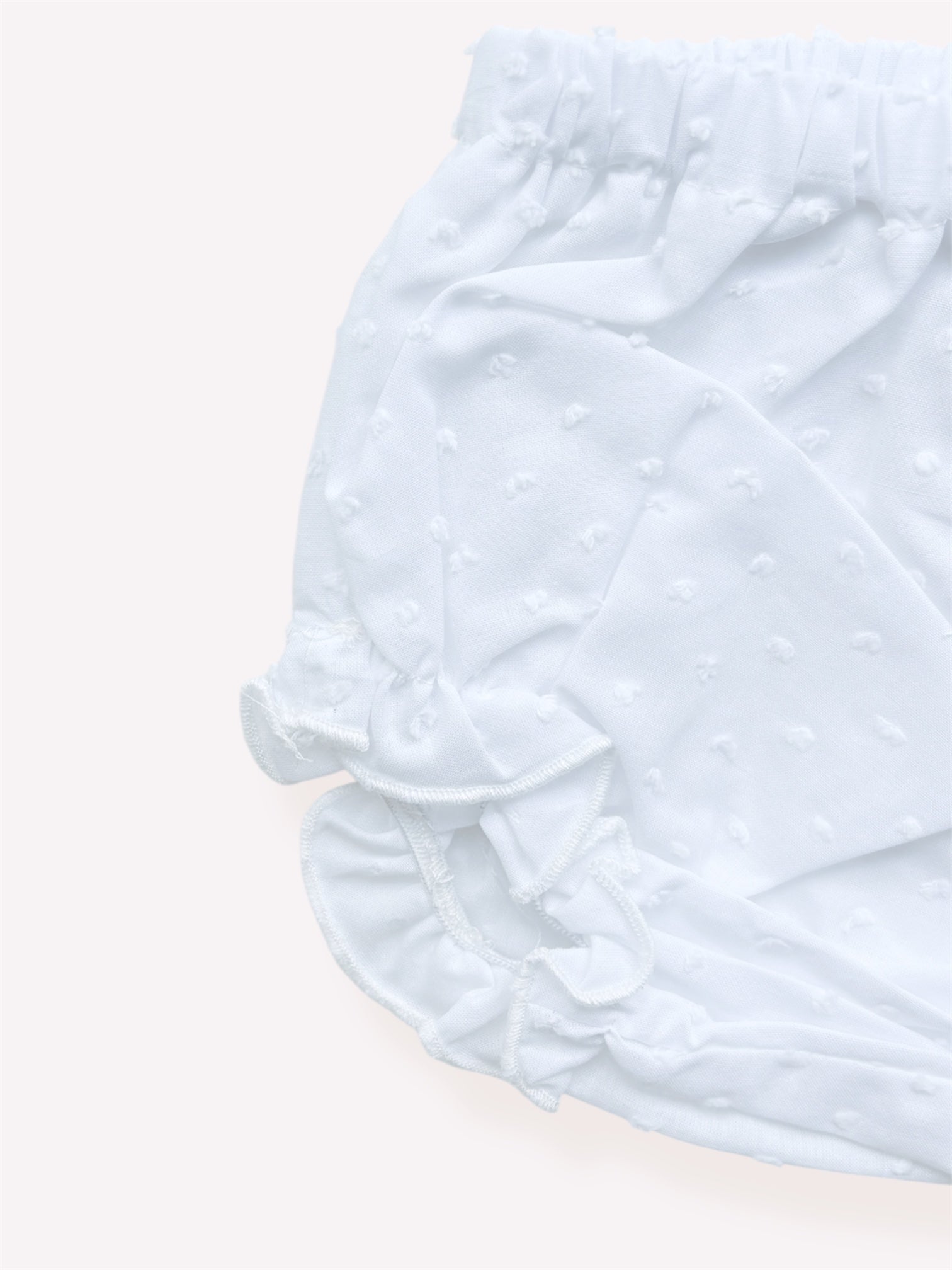 Cubrepañal Plumeti Blanco | Confecciones Popys