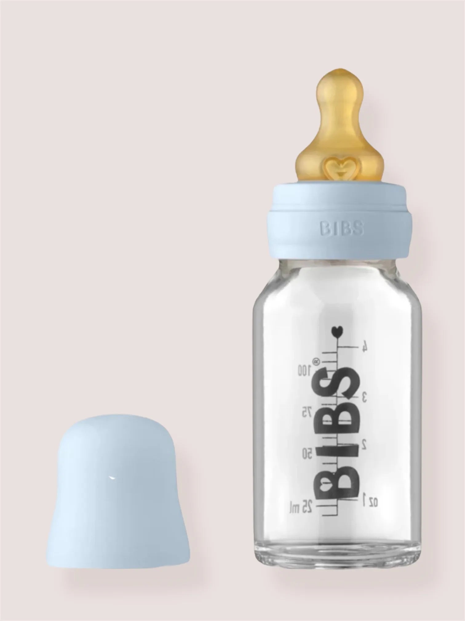 BIBS Baby Glass Bottle. Anticólicos. 110 ml