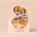 Lazo Pinza Rosa Pastel | Lazos Maria