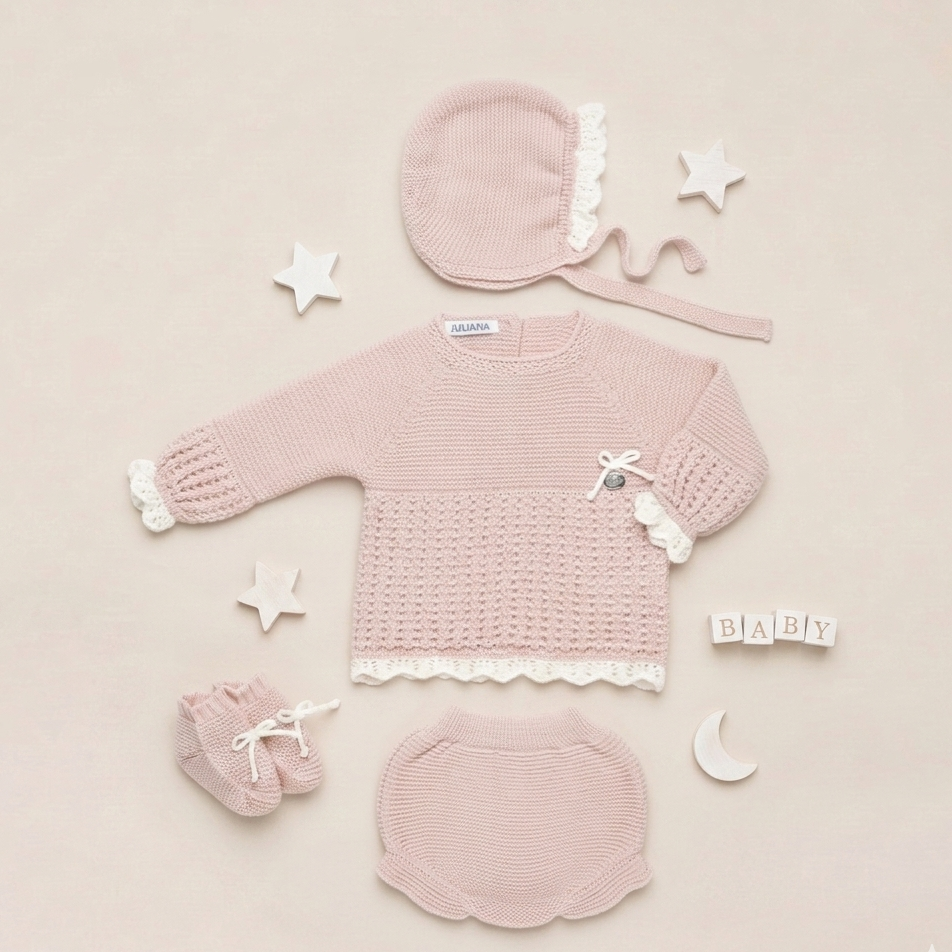 Conjunto 4 piezas Ternura Empolvada | Juliana