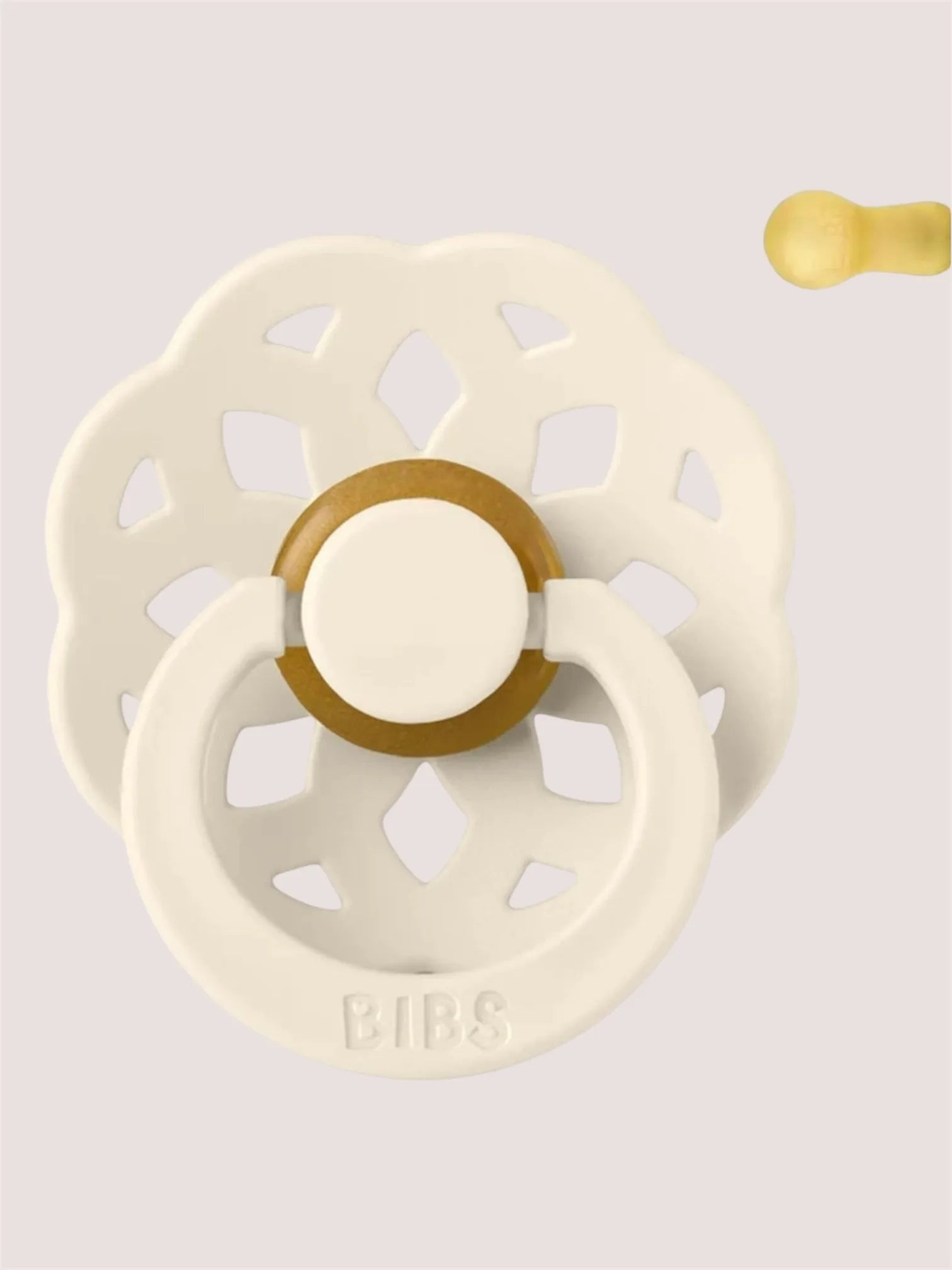 Chupete Tetina Redonda | Boheme Ivory | Bibs