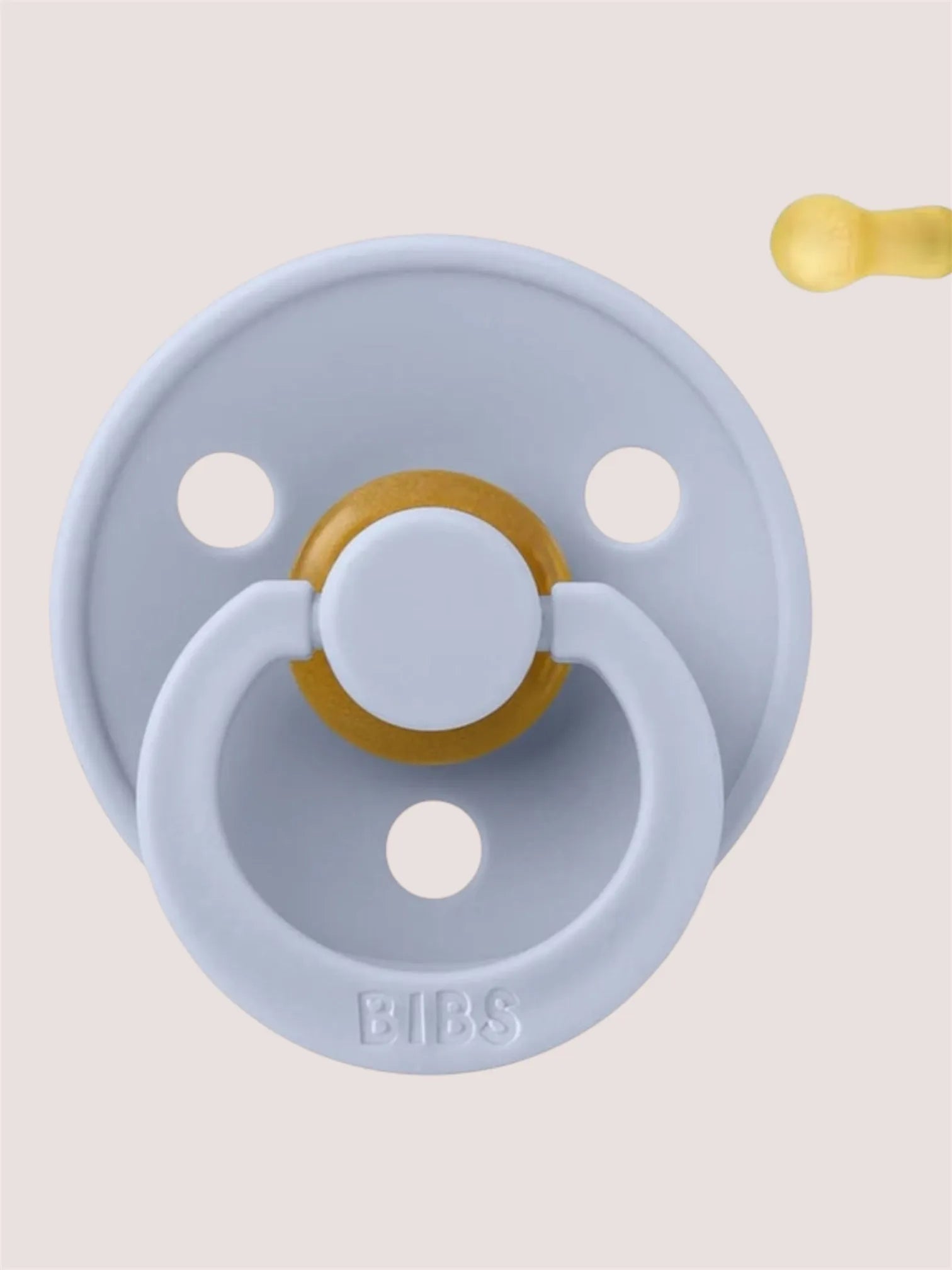 Chupete Tetina Redonda | Colour Pacifer Dusty Blue en Bolsita | Bibs