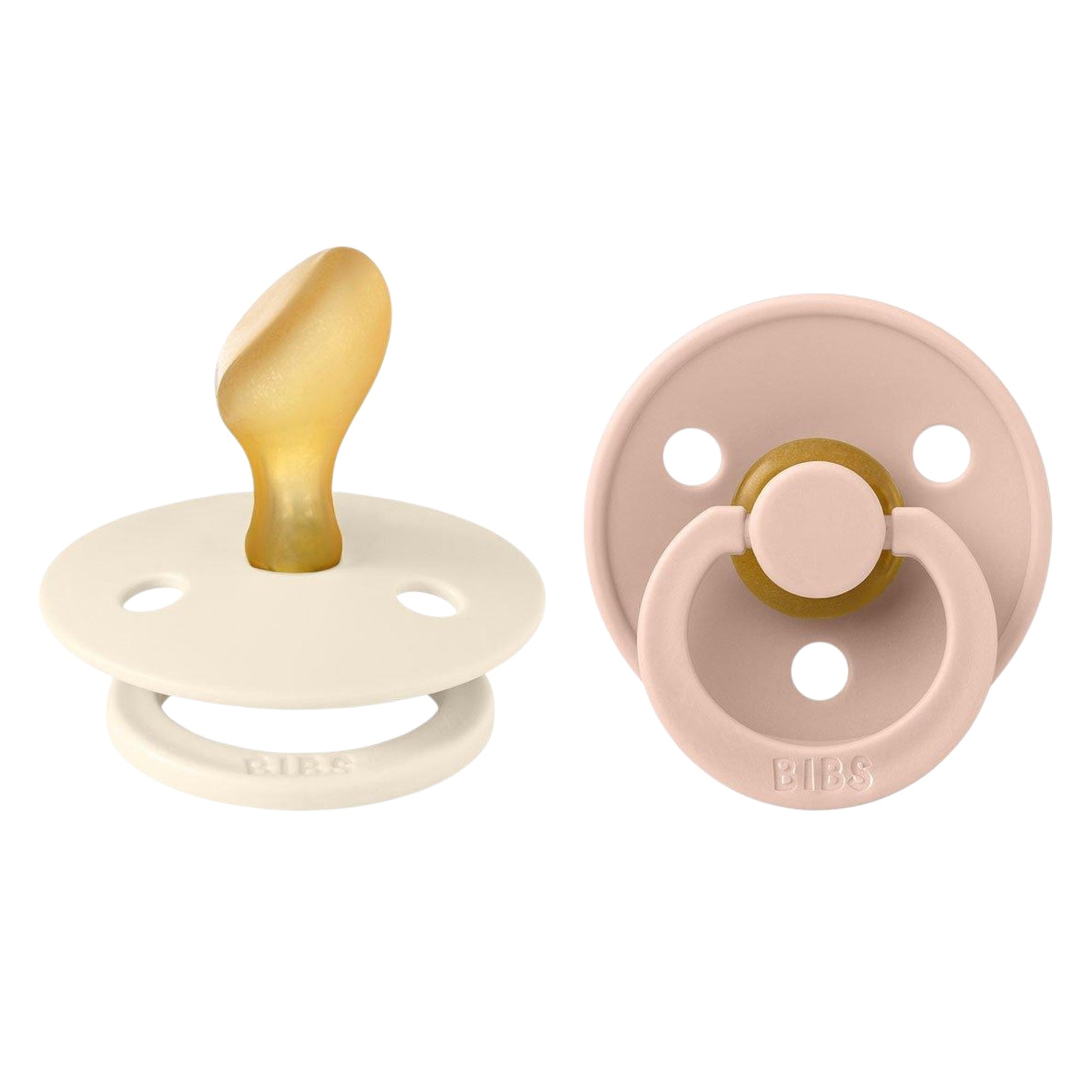 Colour Pacifer Ivory Blush | Bibs 1