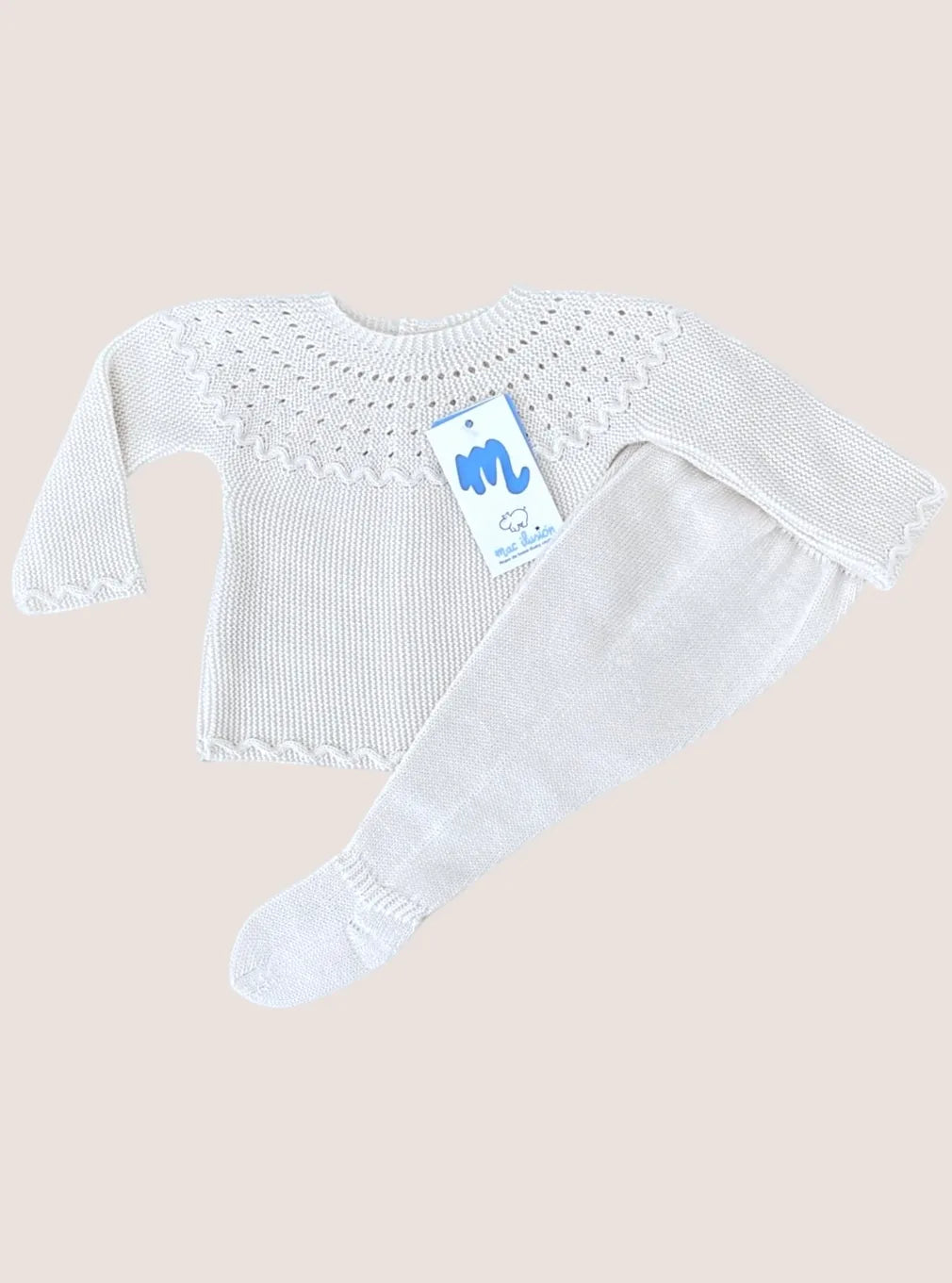 Conjunto de hilo Olas Natural | Mac Ilusion