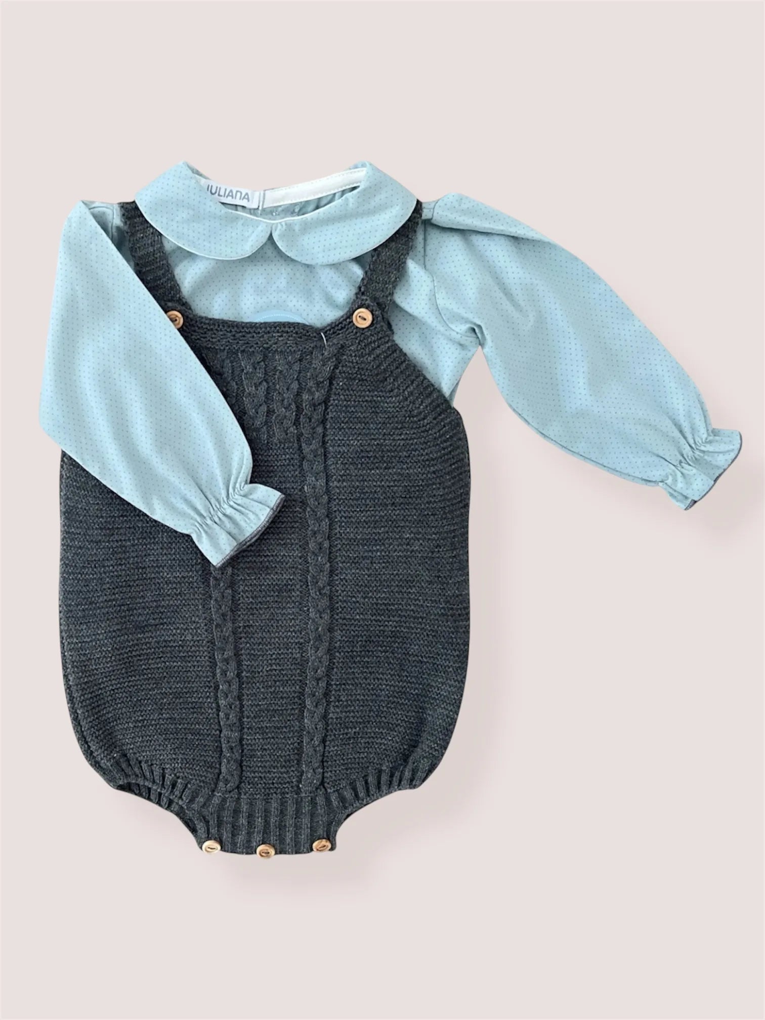 Conjunto Pelele Destello Antracita | Juliana