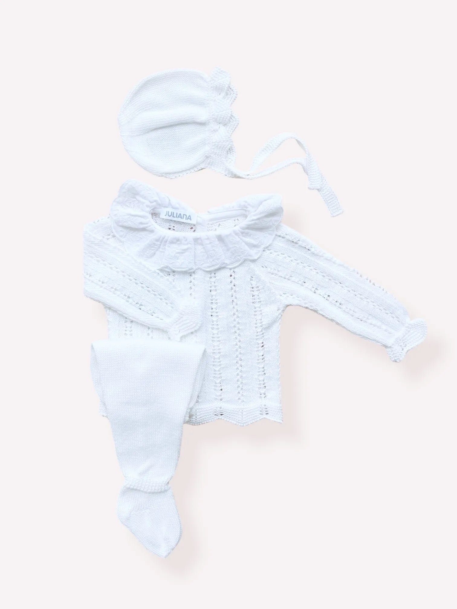 Conjunto 3 piezas  Luna Nueva Blanco | Juliana