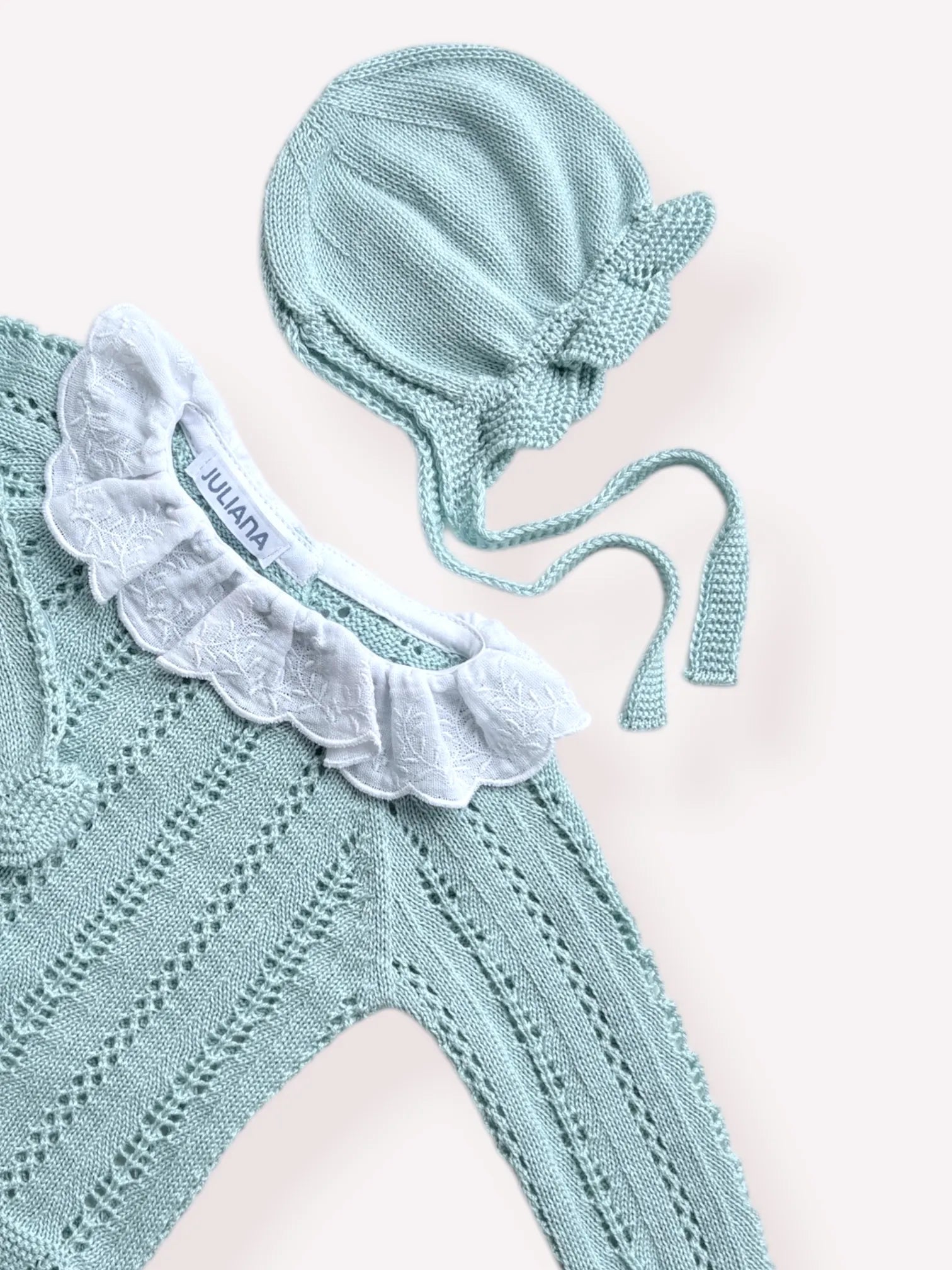 Conjunto 3 piezas  Luna Nueva Verde Agua | Juliana