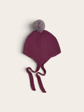 Gorro Pompón Ciruela | PUNTO SOLITA