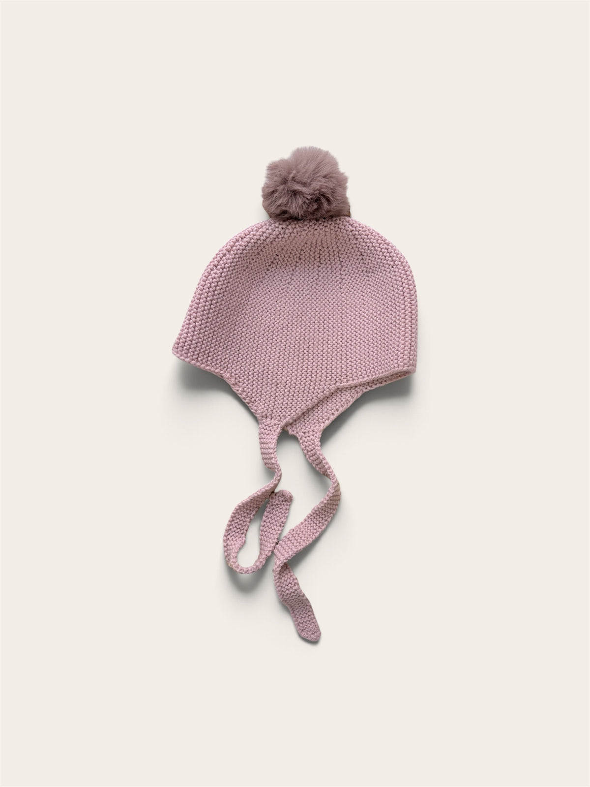 Gorro Pompón Rosa Dulce | PUNTO SOLITA