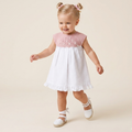 Vestido Plumeti Rosa Empolvado | Juliana
