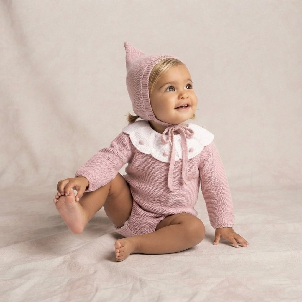 Pelele Pastel Bloom Rosa Palo | SIGAR
