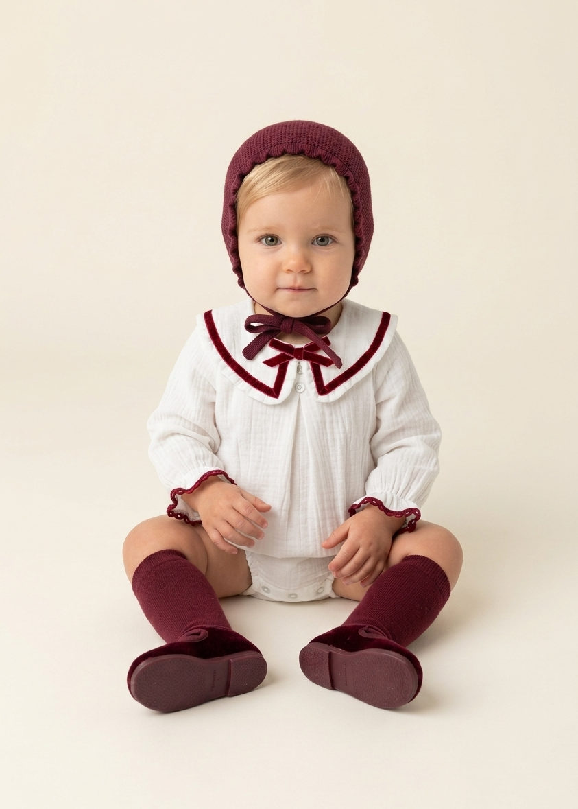 Pelele Borgoña Chic | POPYS