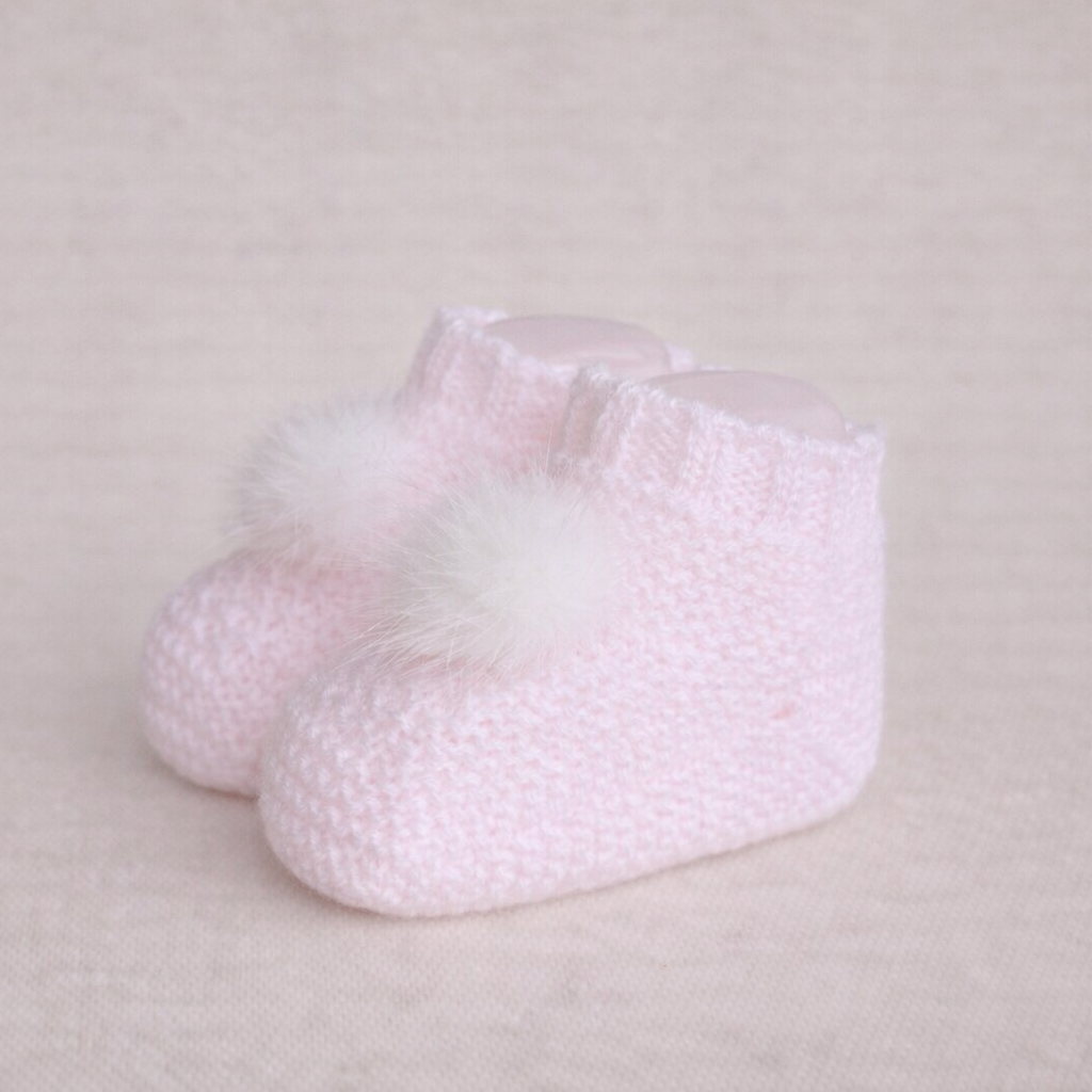 Patuco Pompón Rosa | Juliana