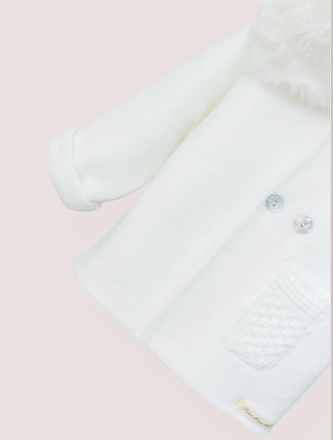 Trenca de doble punto Pelito Nieve | Pilar Moya