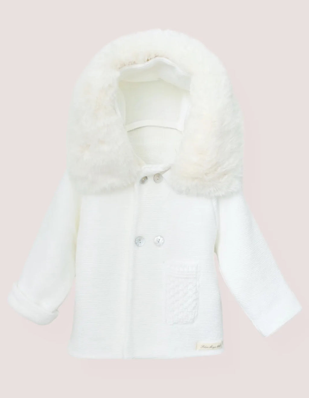 Trenca de doble punto Pelito Nieve | Pilar Moya