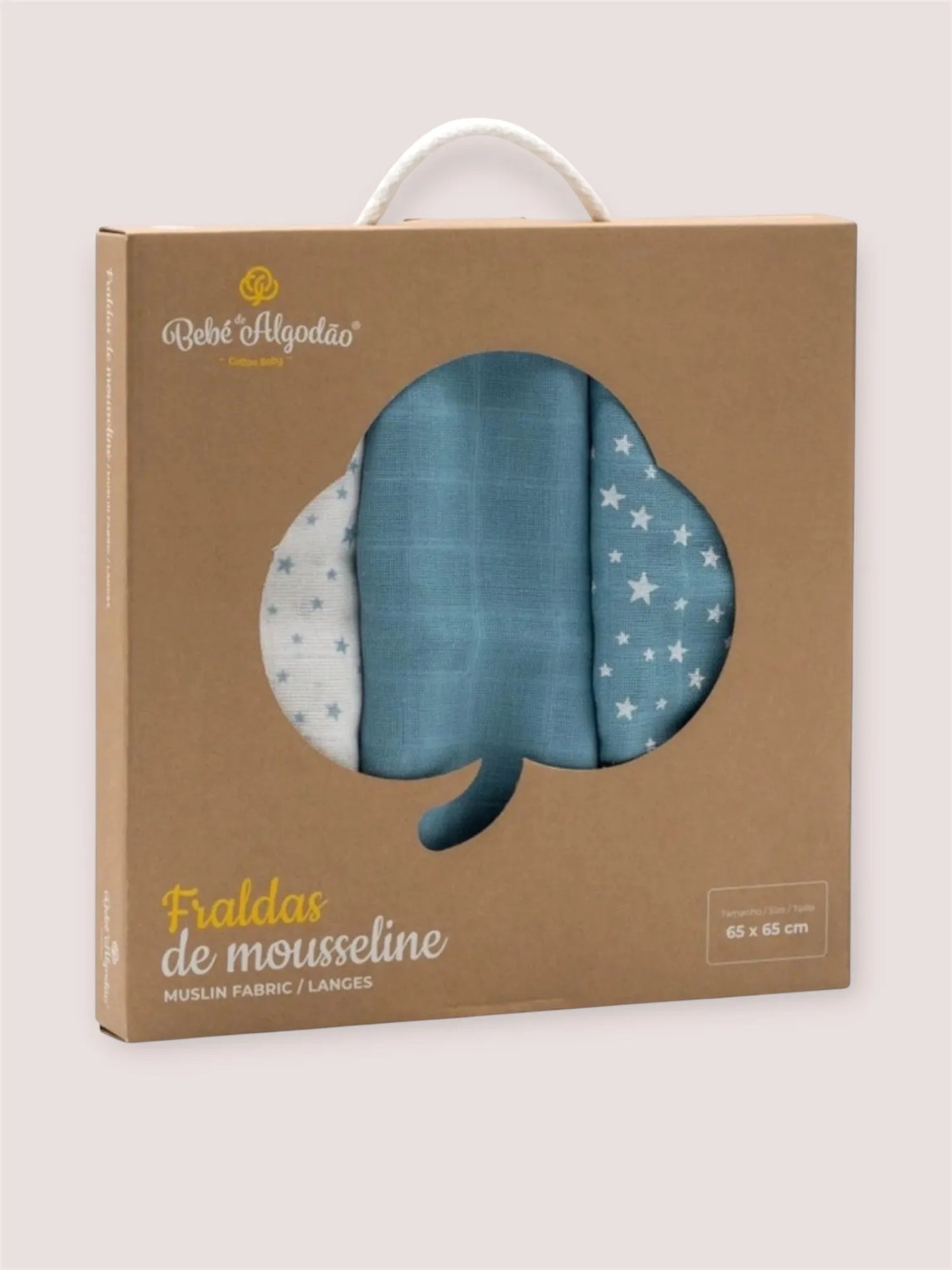 Muselinas Estampadas Verde agua | Cotton Baby | Pack 3