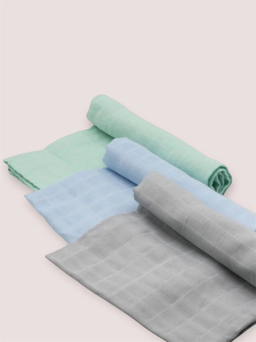 Muselina Lisa Verde | Cotton Baby | Pack 3