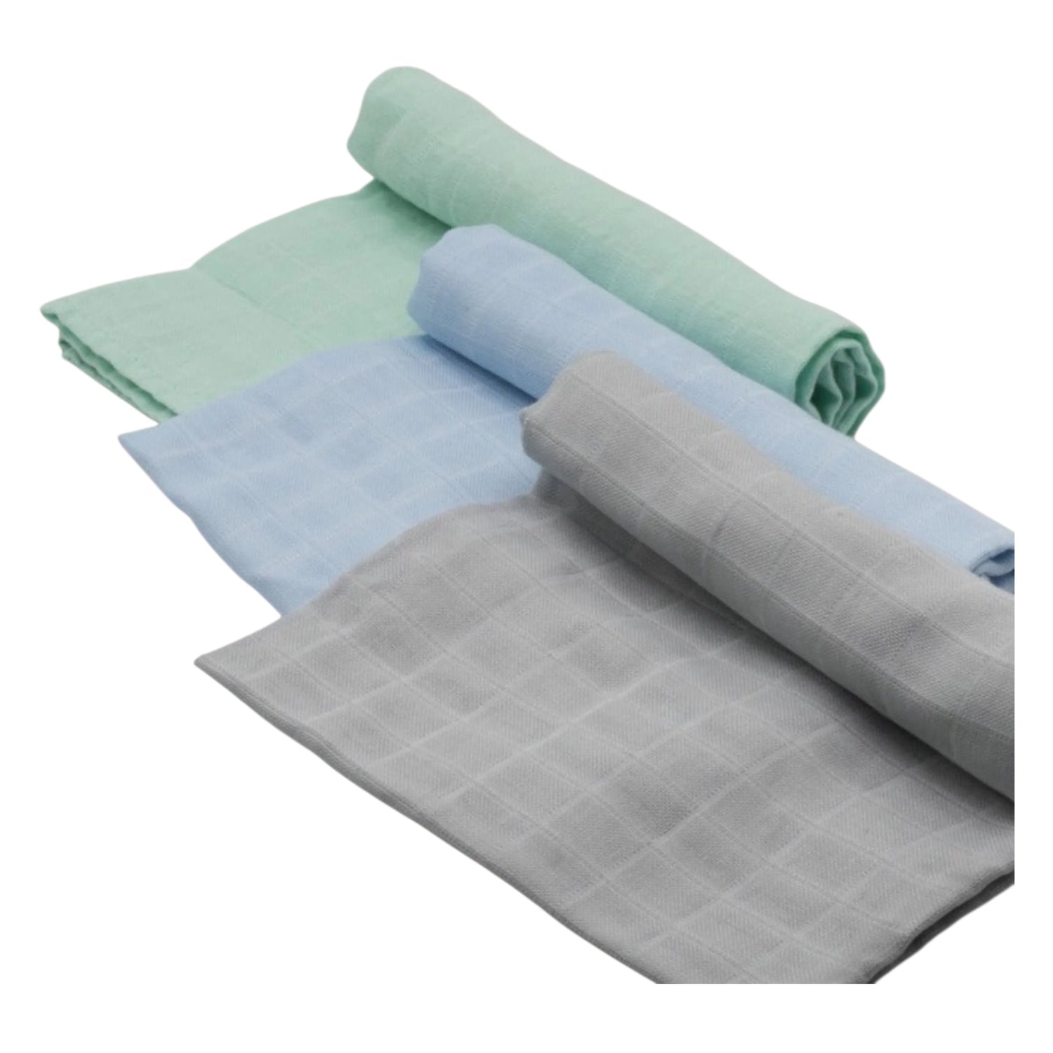 Muselina Lisa Verde | Cotton Baby | Pack 3