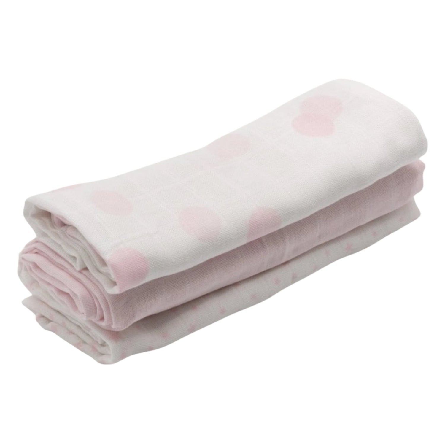 Muselinas Estampadas Rosa claro | Cotton Baby | Pack 3