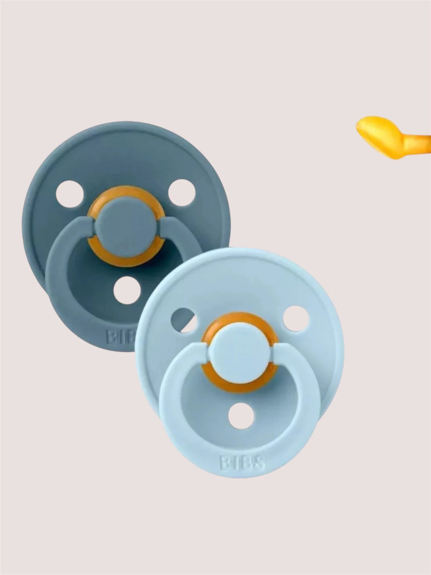 Pack 2 | Chupete Tetina Anatómica | Colour Pacifer Baby Blue Petrol | Bibs