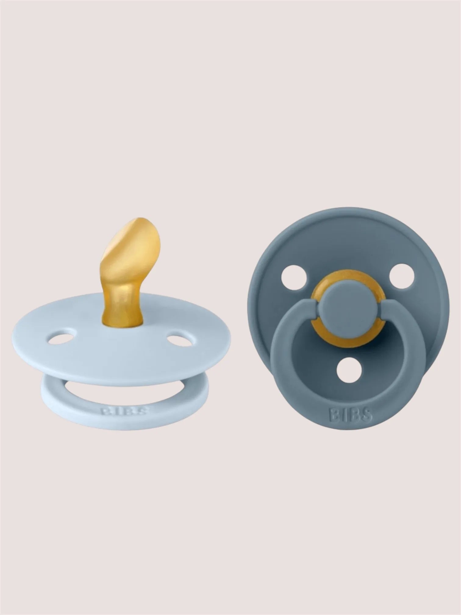 Pack 2 | Chupete Tetina Anatómica | Colour Pacifer Baby Blue Petrol | Bibs