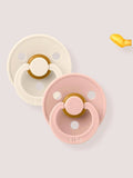 Pack 2 | Chupete Tetina Anatómica | Colour Pacifer Ivory Blush | Bibs