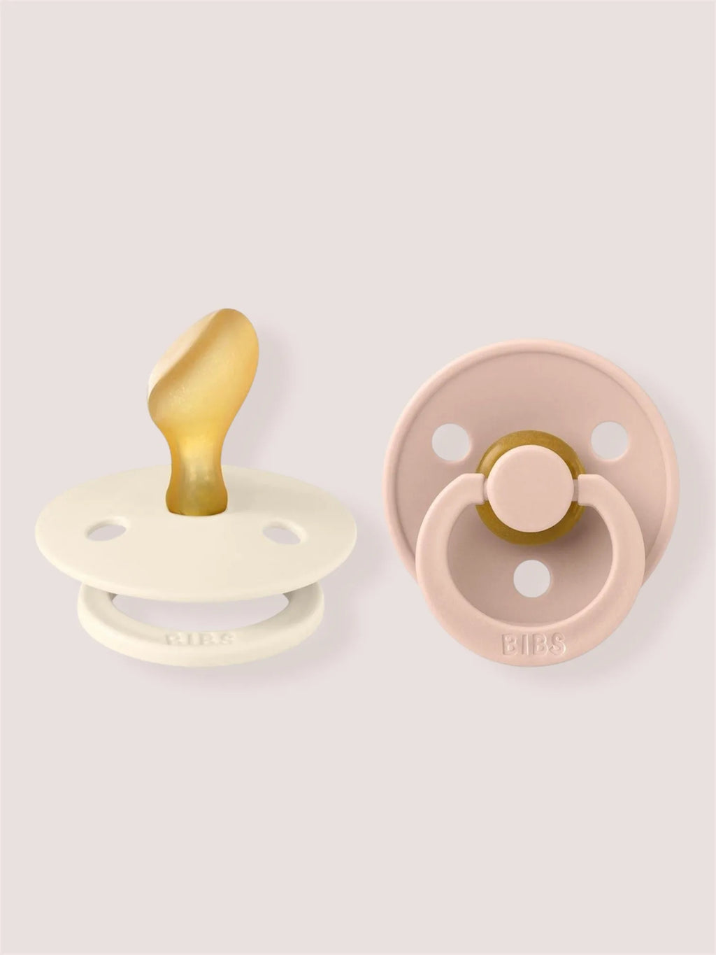 Pack 2 | Chupete Tetina Anatómica | Colour Pacifer Ivory Blush | Bibs