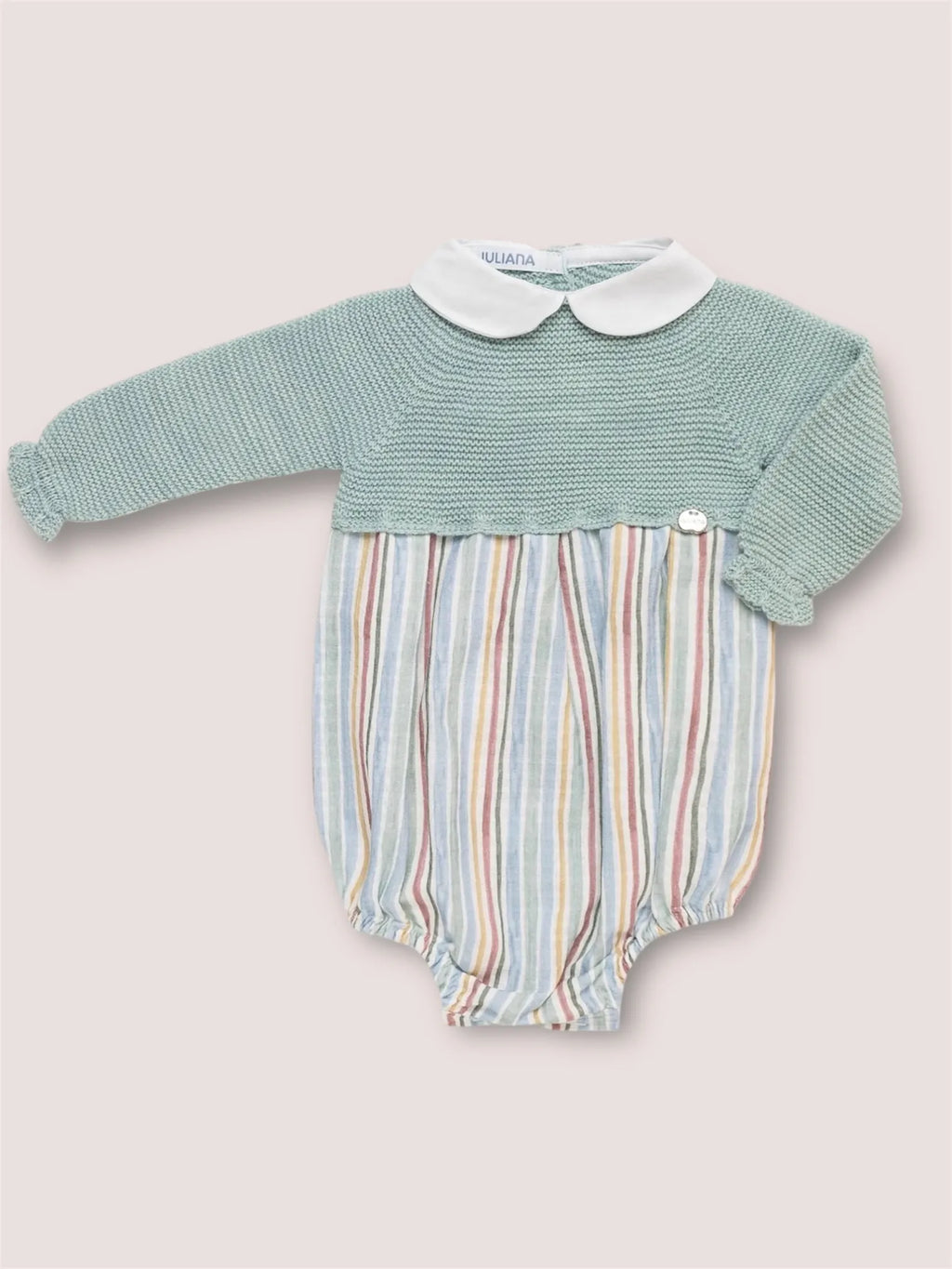 Pelele Acuarela Verde Menta | Juliana