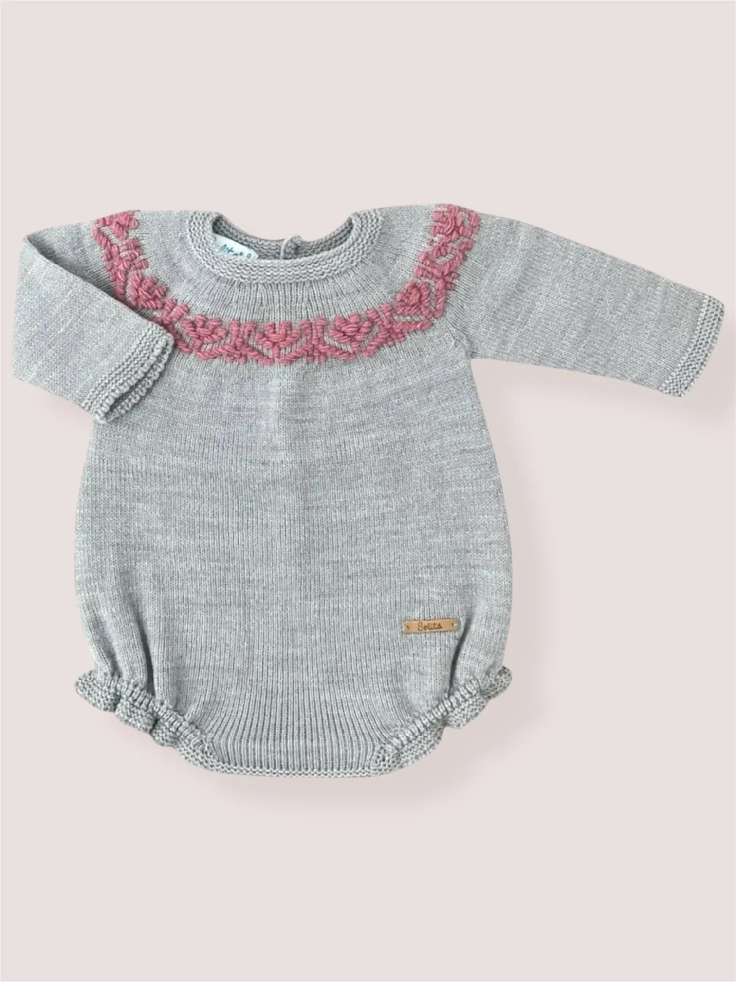 Pelele de lana Atardecer | Punto Solita