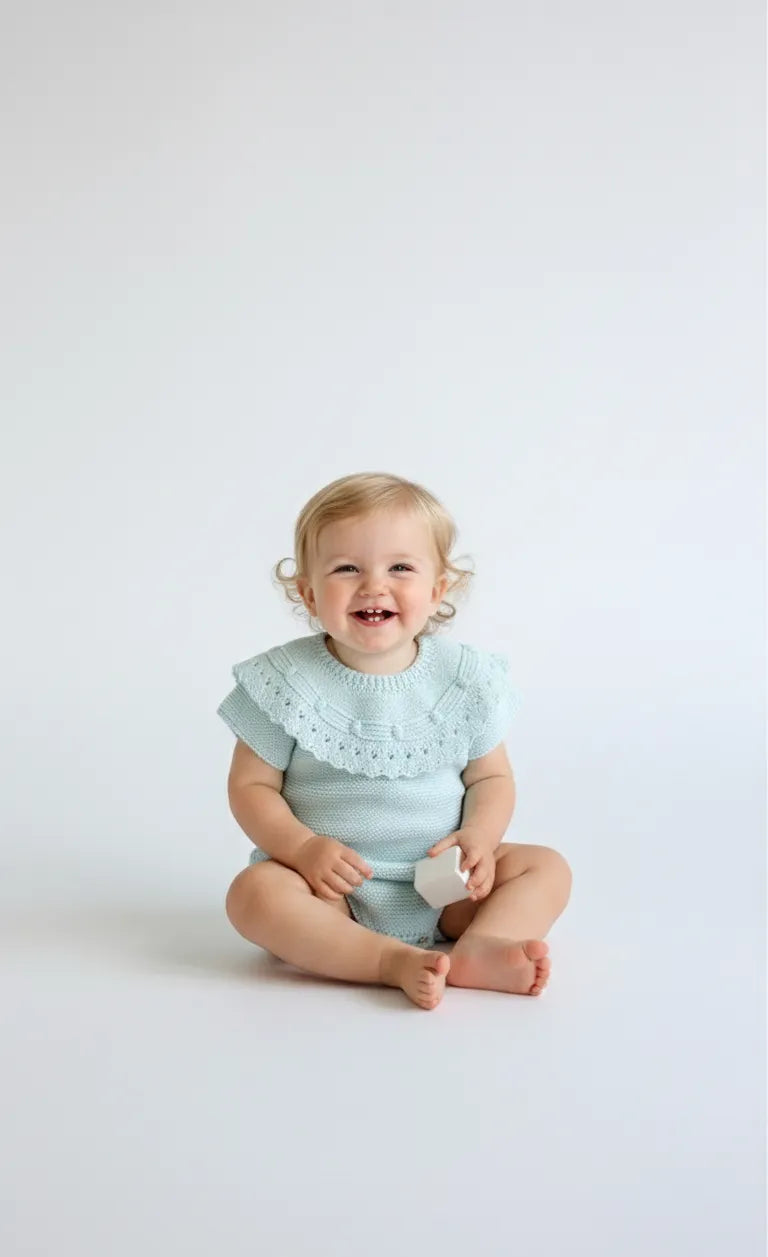 Pelele Mini Chic Verde Mar  | SIGAR