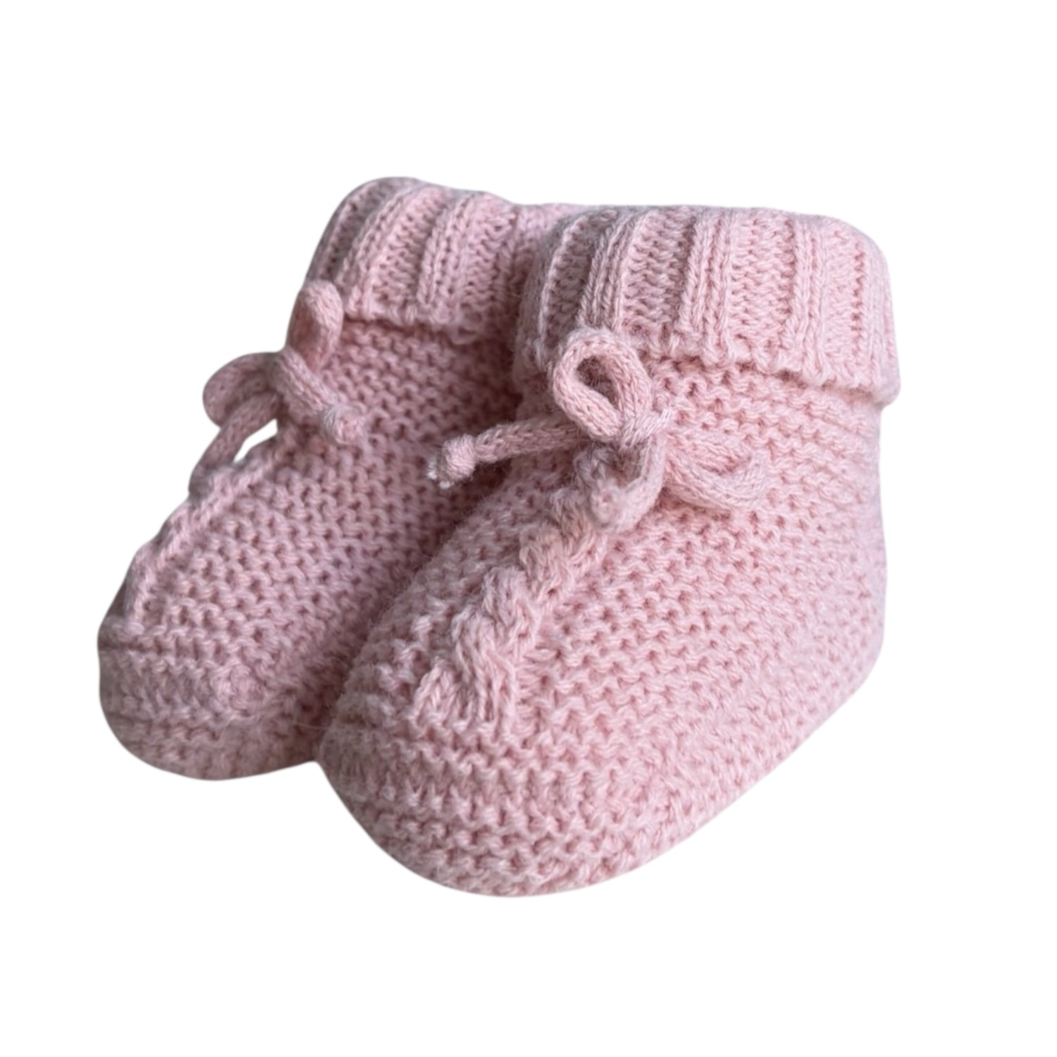 Patuco de lana Rosa Empolvado Basic | Juliana