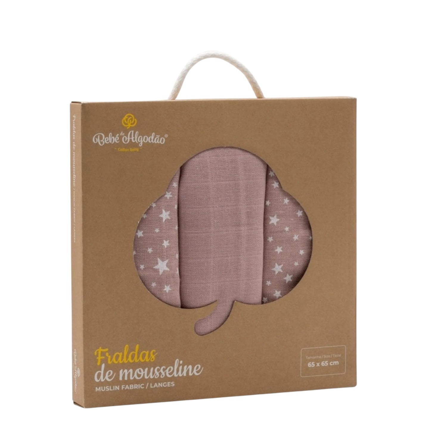 Muselinas Estampadas Rosa | Cotton Baby | Pack 3