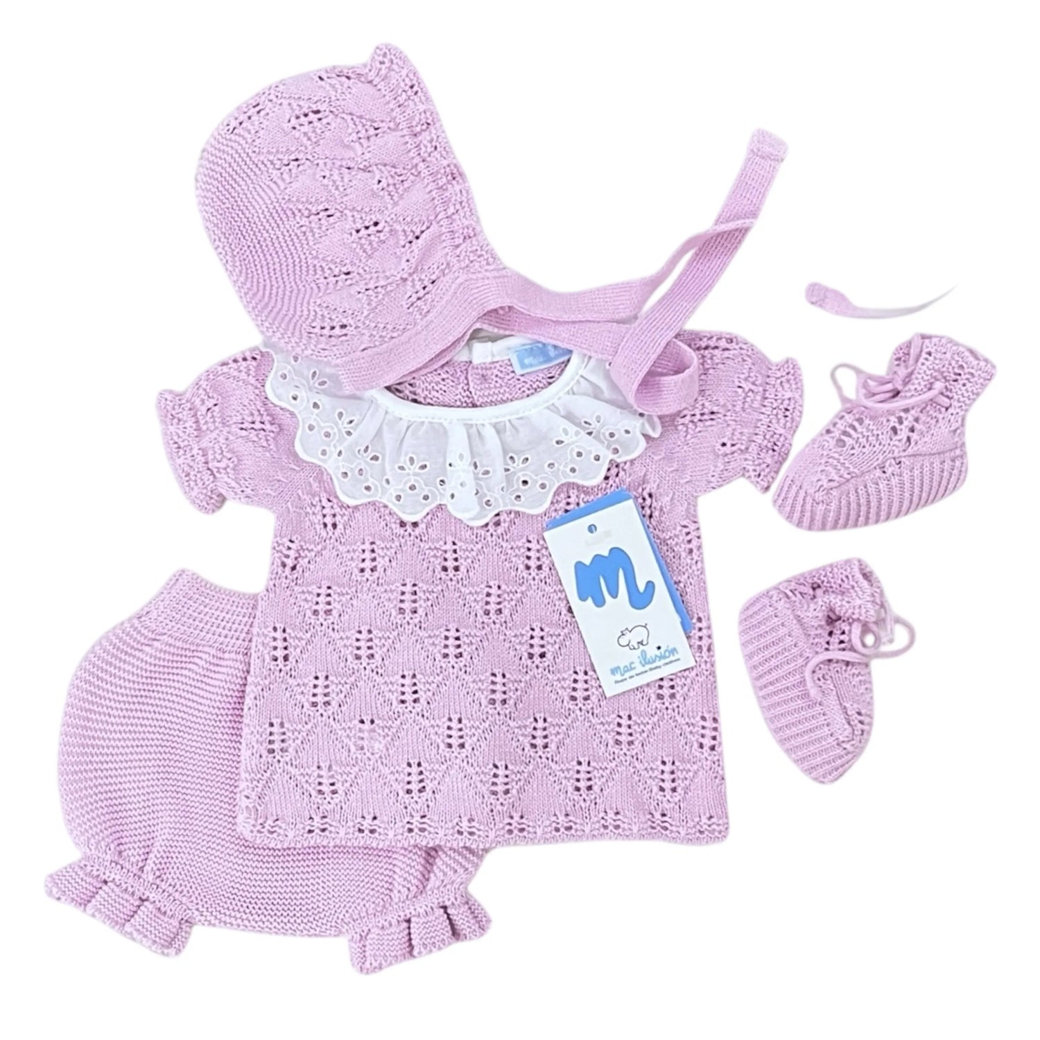 Conjunto de hilo Lavanda 4 piezas Malva | Mac ilusión