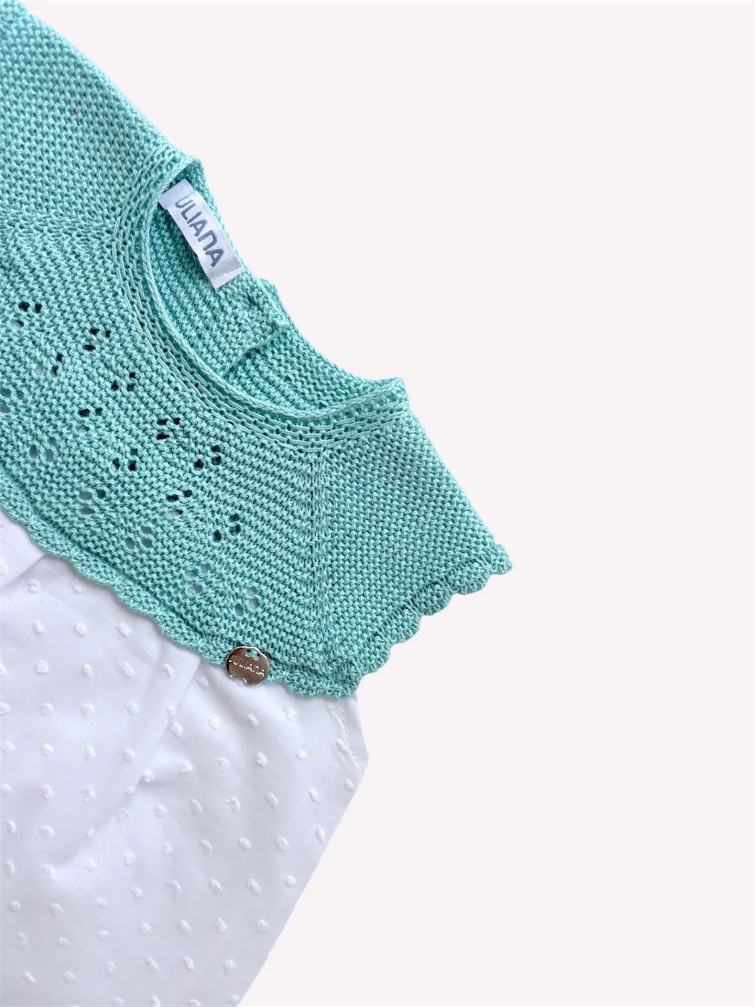 Vestido Plumeti Verde Lago | Juliana