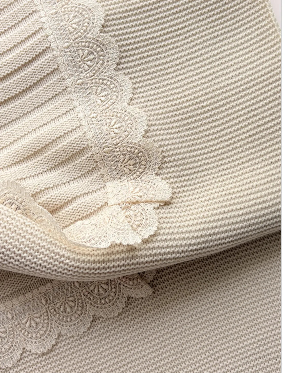 Toquilla Sonata Crema Puntilla | Juliana