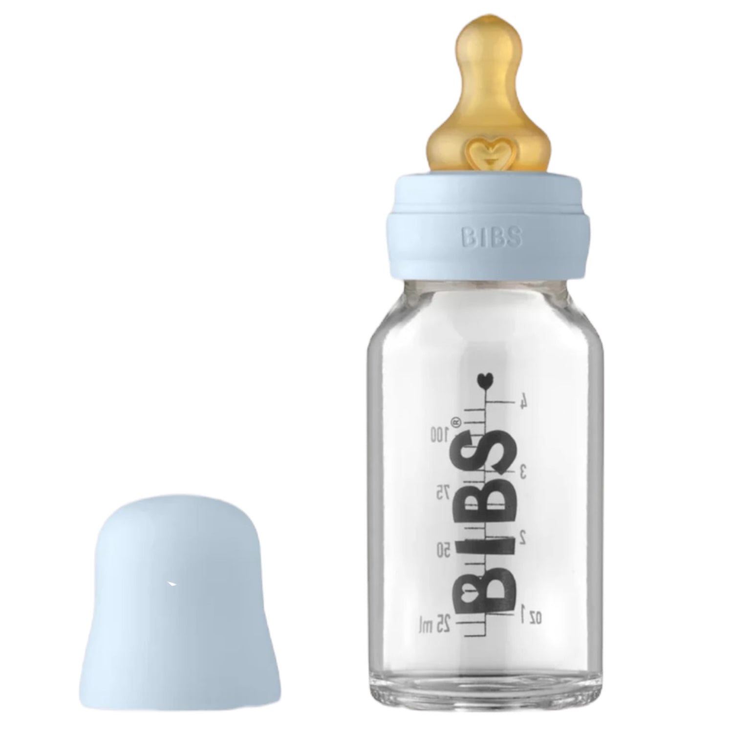 BIBS Baby Glass Bottle. Anticólicos. 110 ml