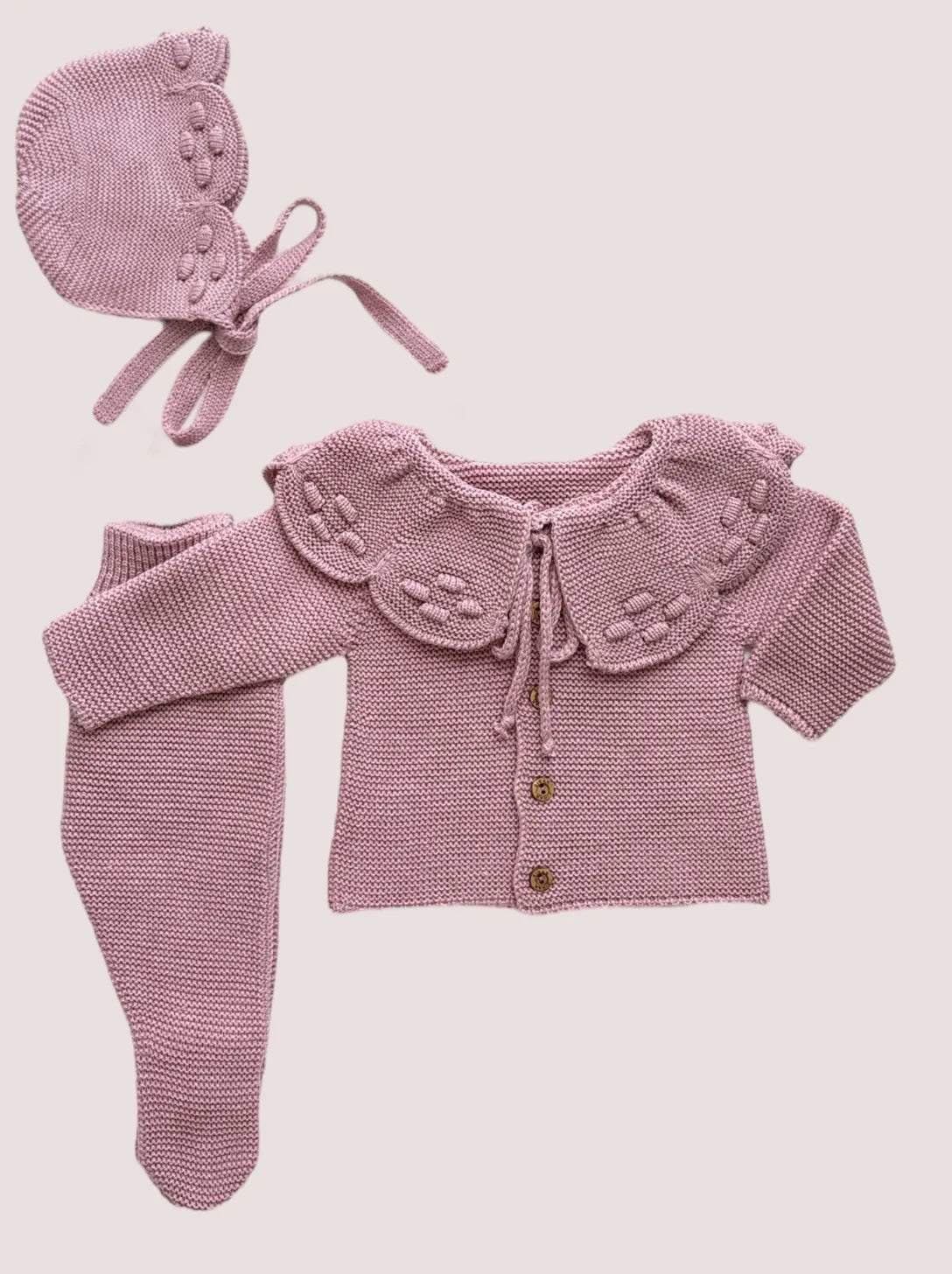 Conjunto Floréa tres piezas Rosa Empolvado | Sigar